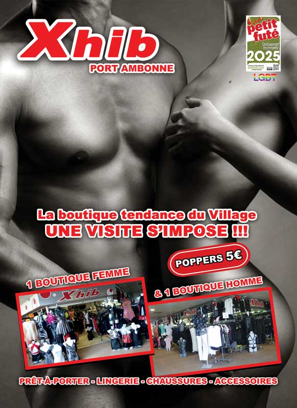 Boutique XHIB - Village Naturiste Cap d'Agde Boutique XHIB - Village Naturiste Cap d'Agde