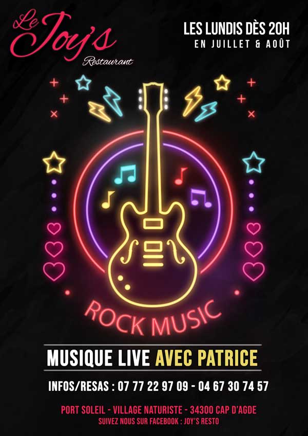 Music Live - Patrice à la guitare