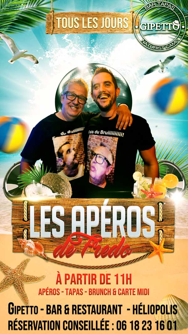 Gipetto - Bar Restaurant - Tapas - Village Naturiste Cap d'Agde